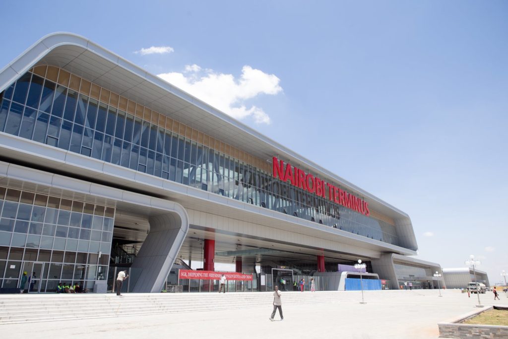 Moderna terminal del aeropuerto de Nairobi