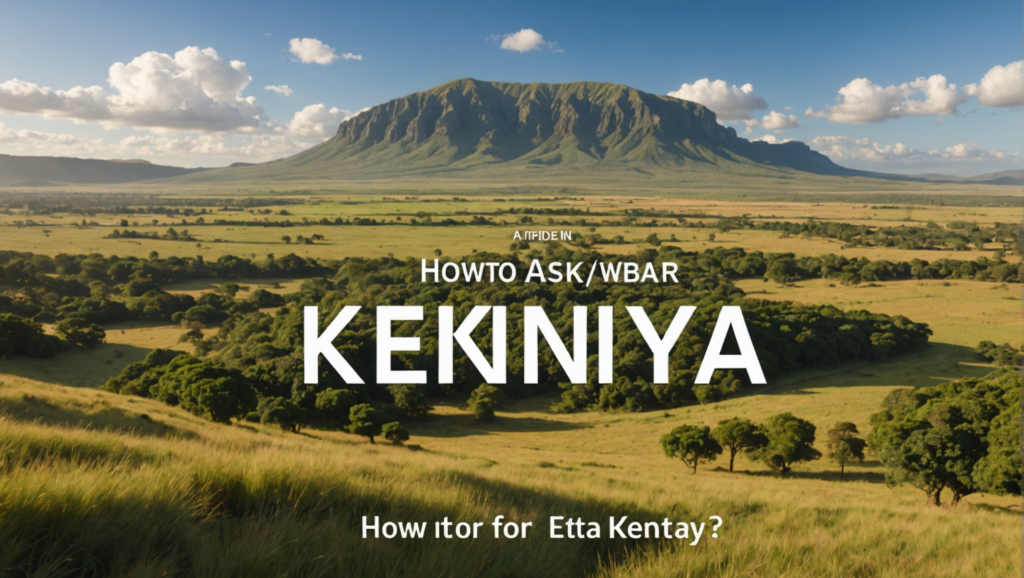 find out how to apply for an eta (electronic travel authorisation) for kenya and plan your trip with ease.